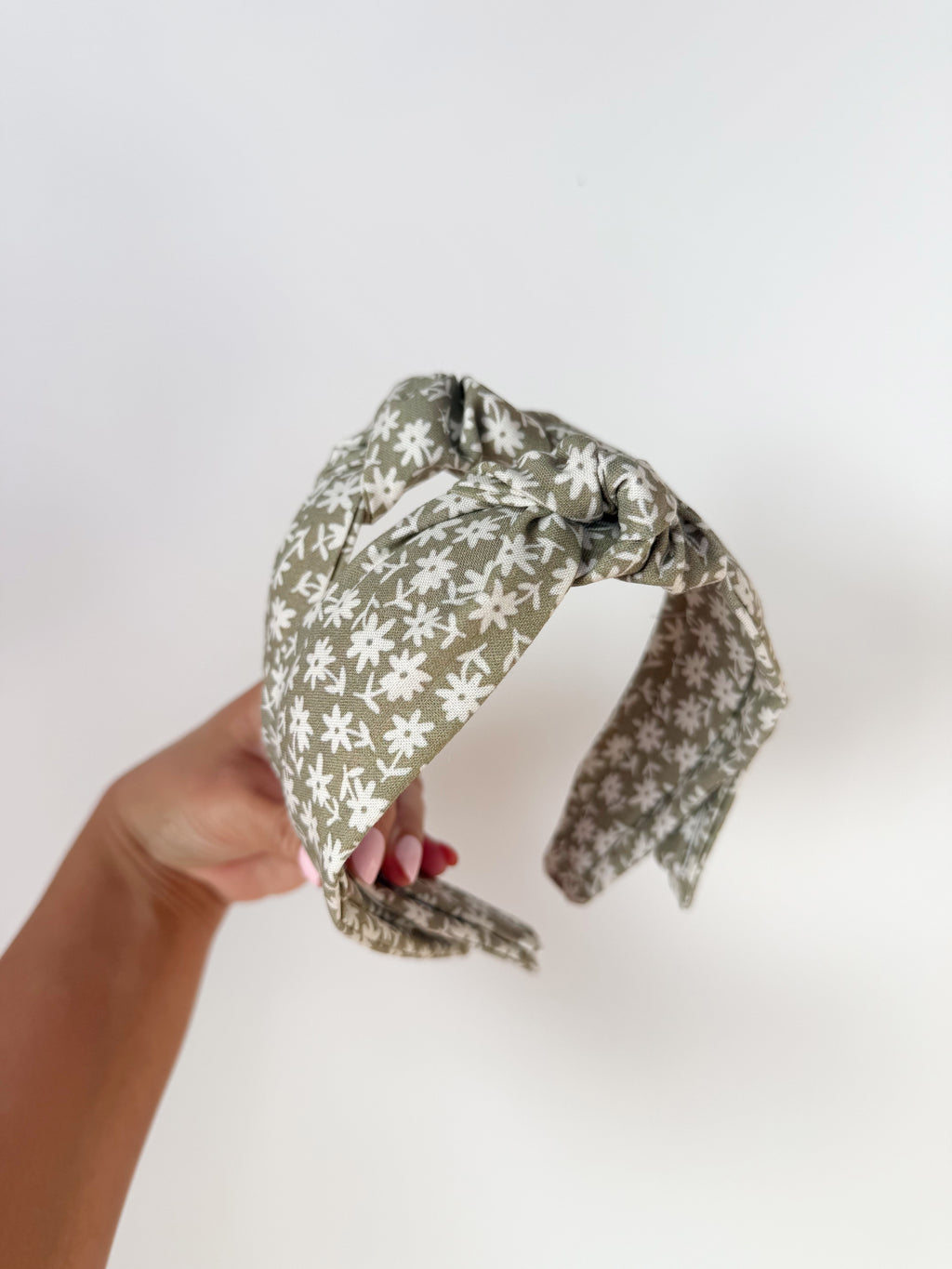 Olive Blooms Knotted Headbands