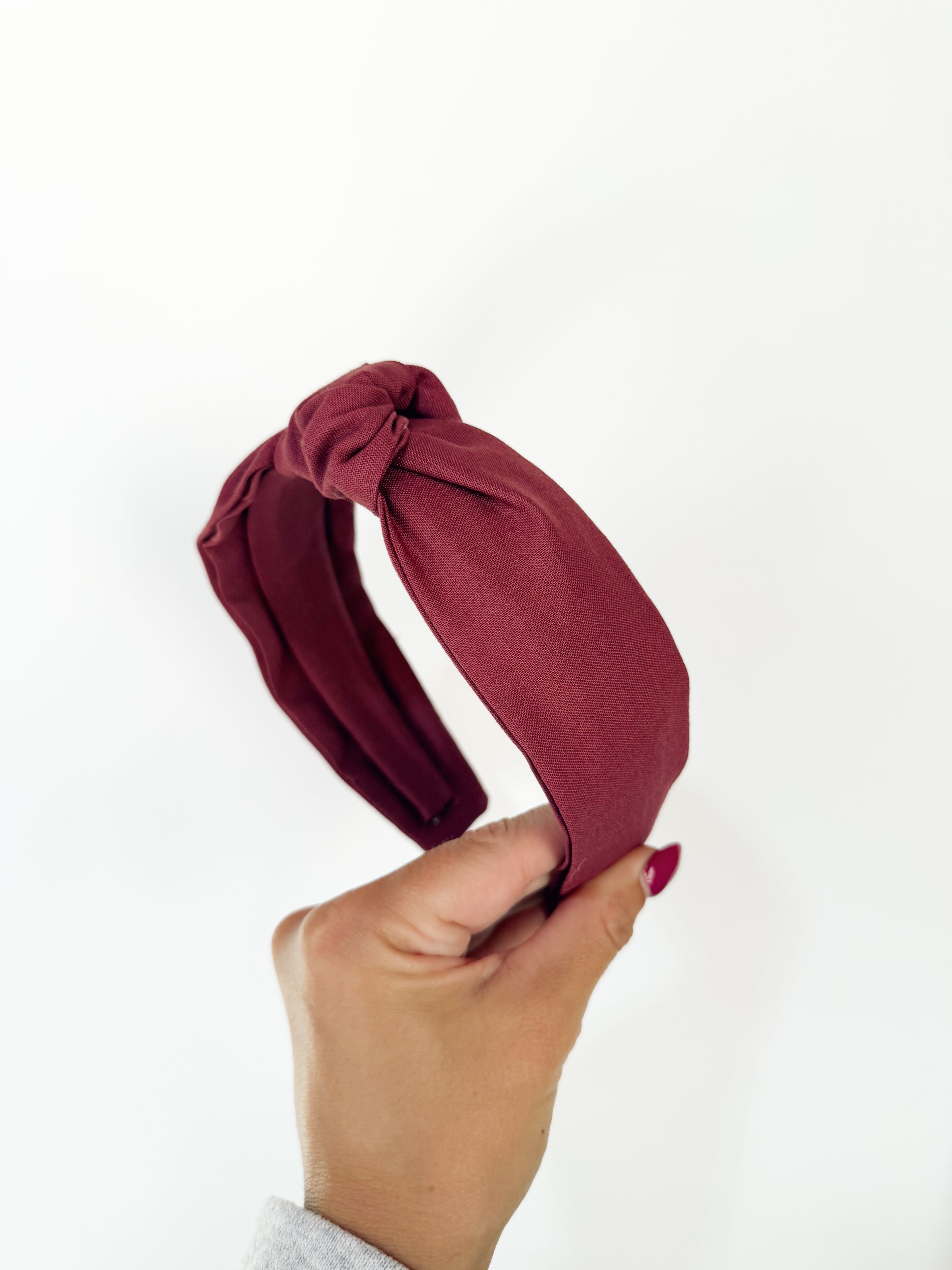 Mulberry Knotted Headband 🍇
