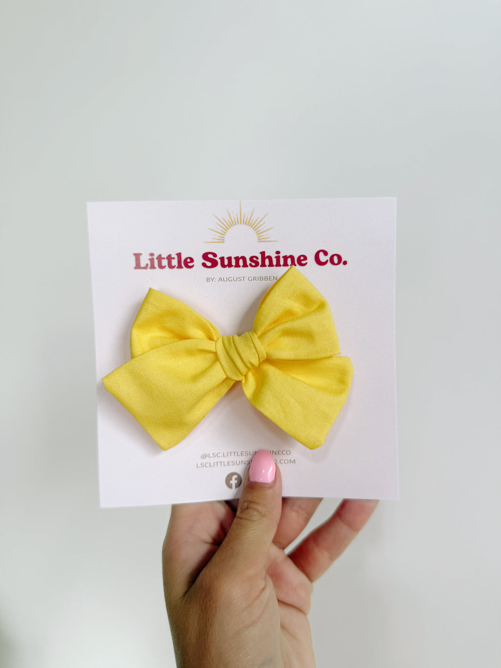 Yellow Pinwheel Bows