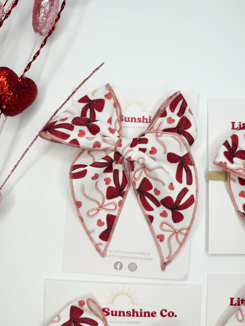 Cupid's Bow Hair Bows