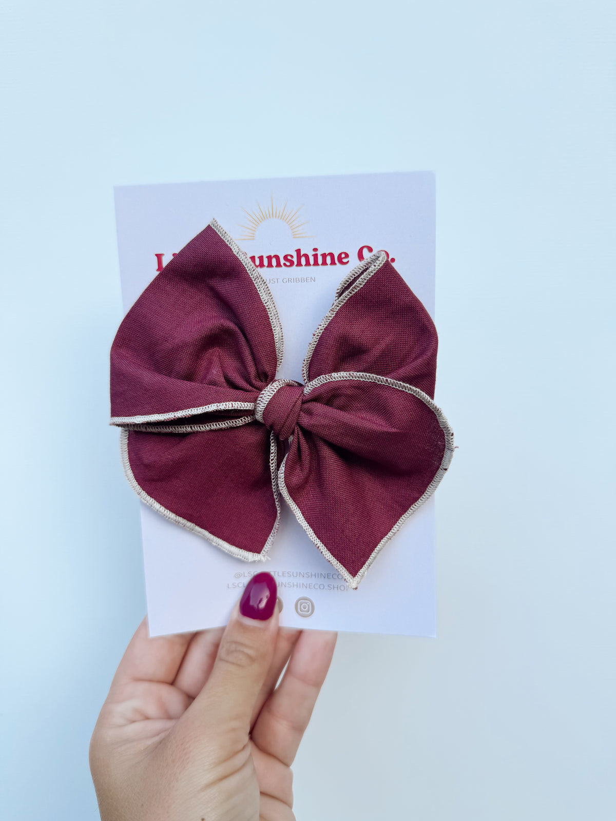 Mulberry Hair Bows 🍇
