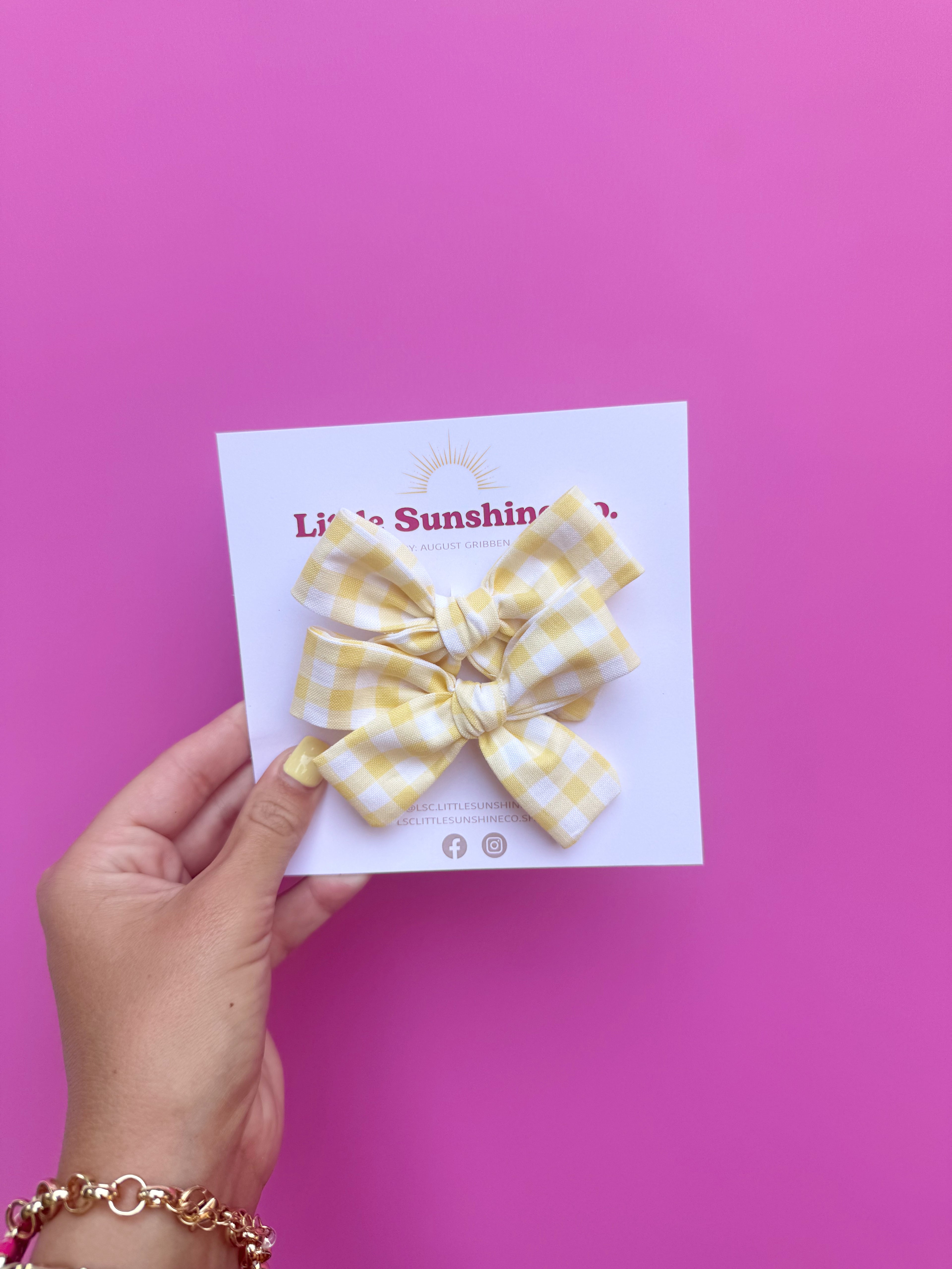 Sunny Daze Hair Bows ☀️