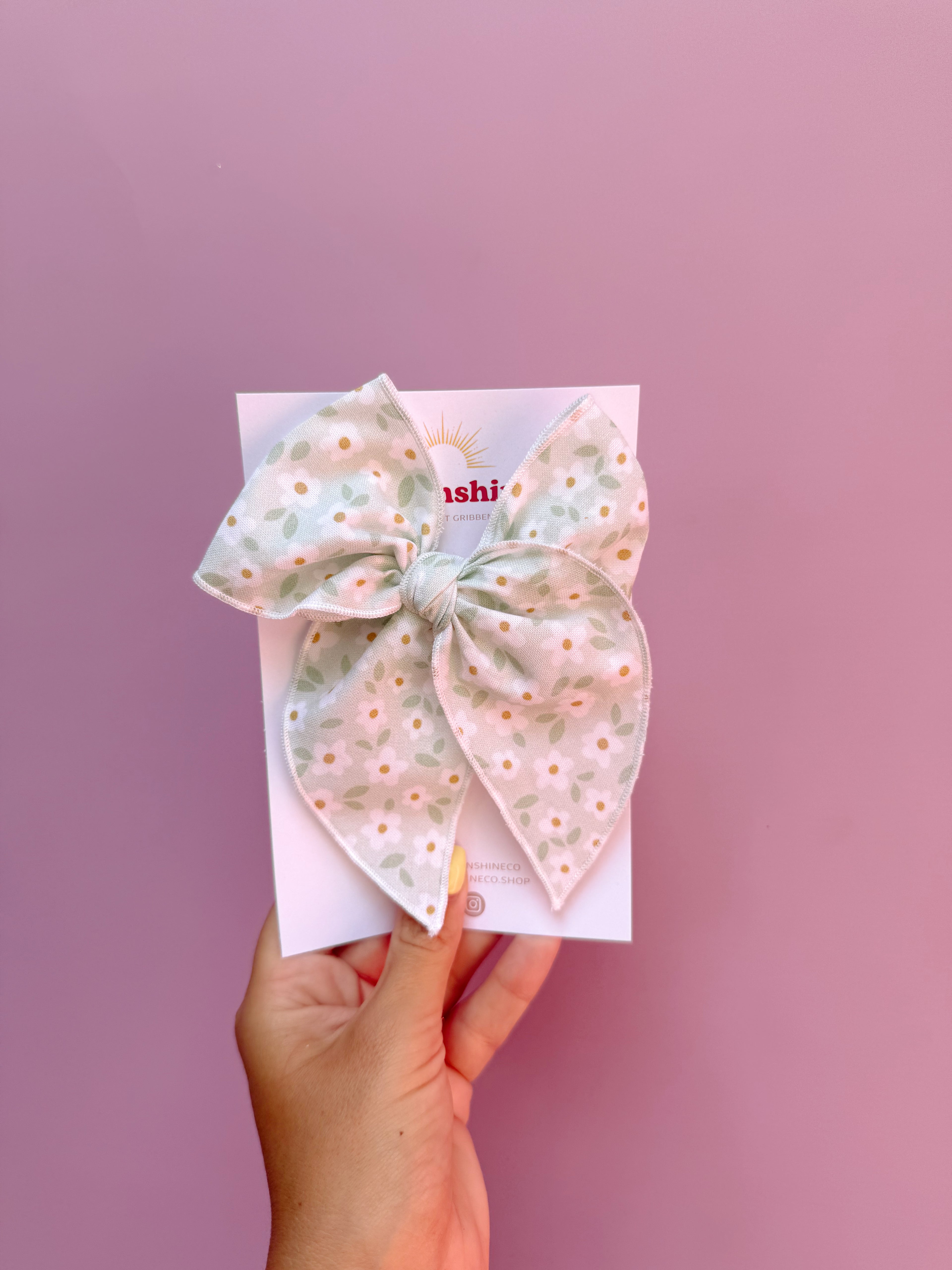 Sunbeam Daisy Hair Bows 🌼