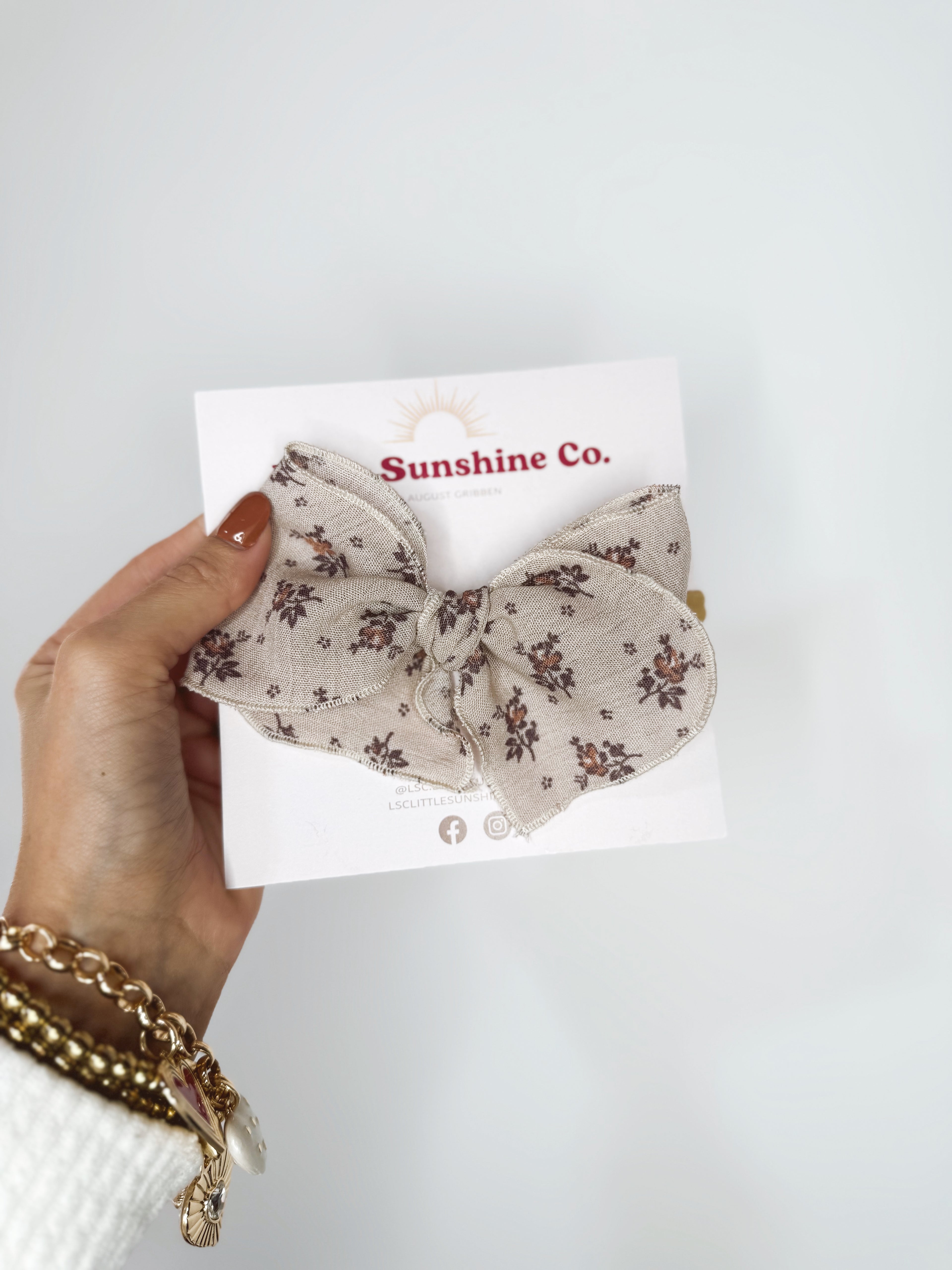 Vintage Meadow Hair Bows