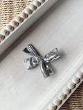 Silver Bow - Medium Clip