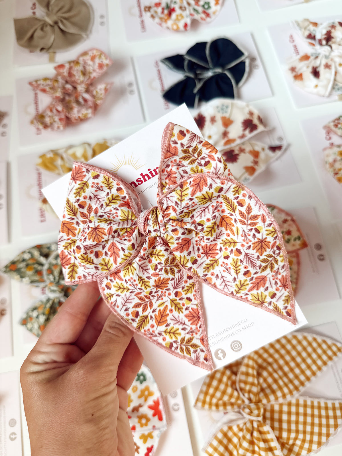 Falling for you Hair Bows 🍂🎀