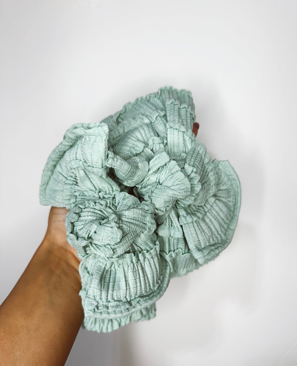 Teal Crinkle Headwraps