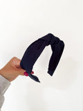 Navy Knotted Headband 🌙