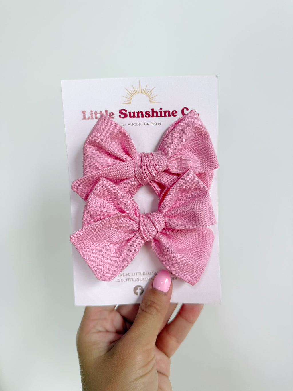 Pink Pinwheel Bows