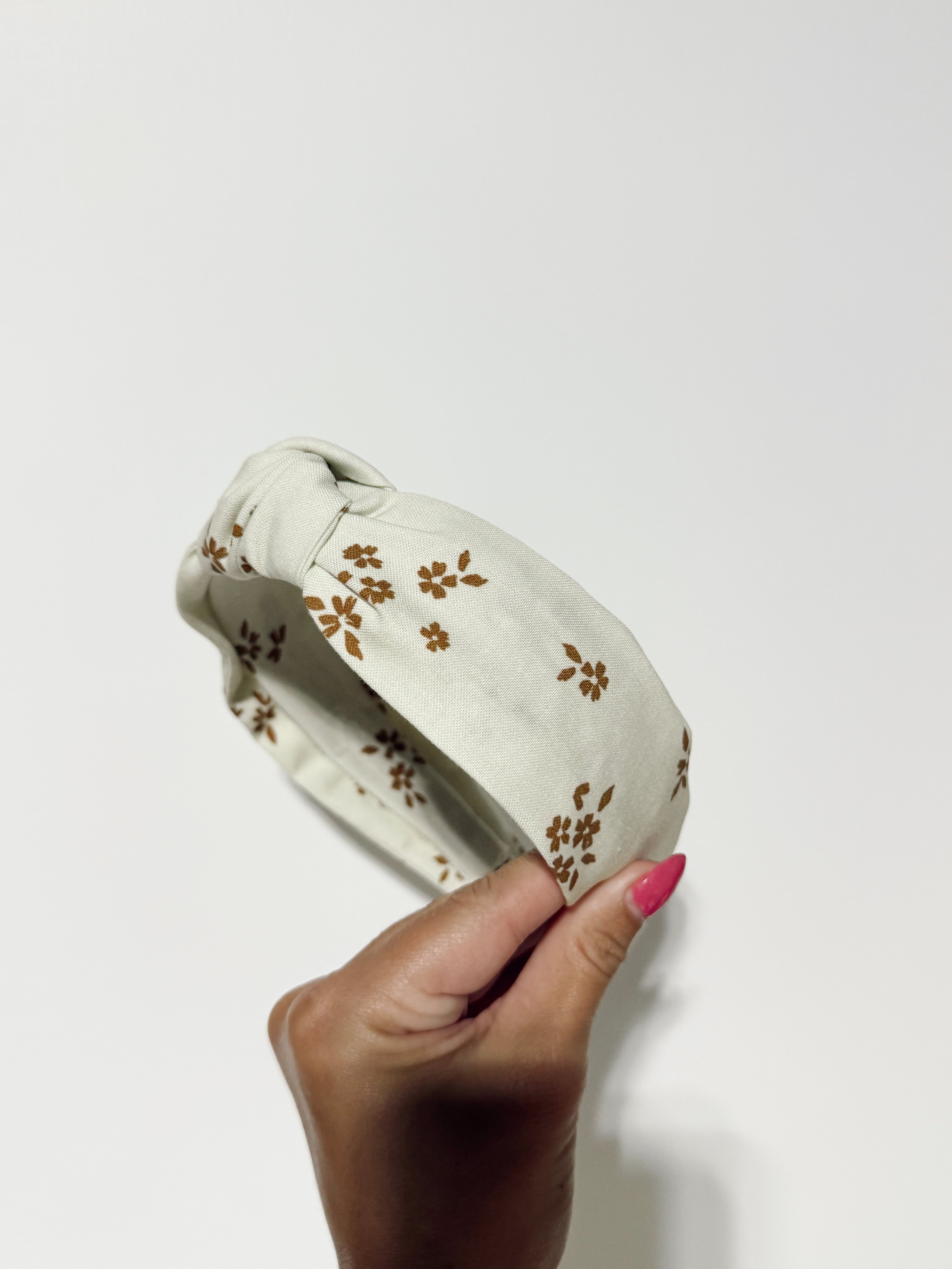 Autumn Wildflowers Knotted Headband