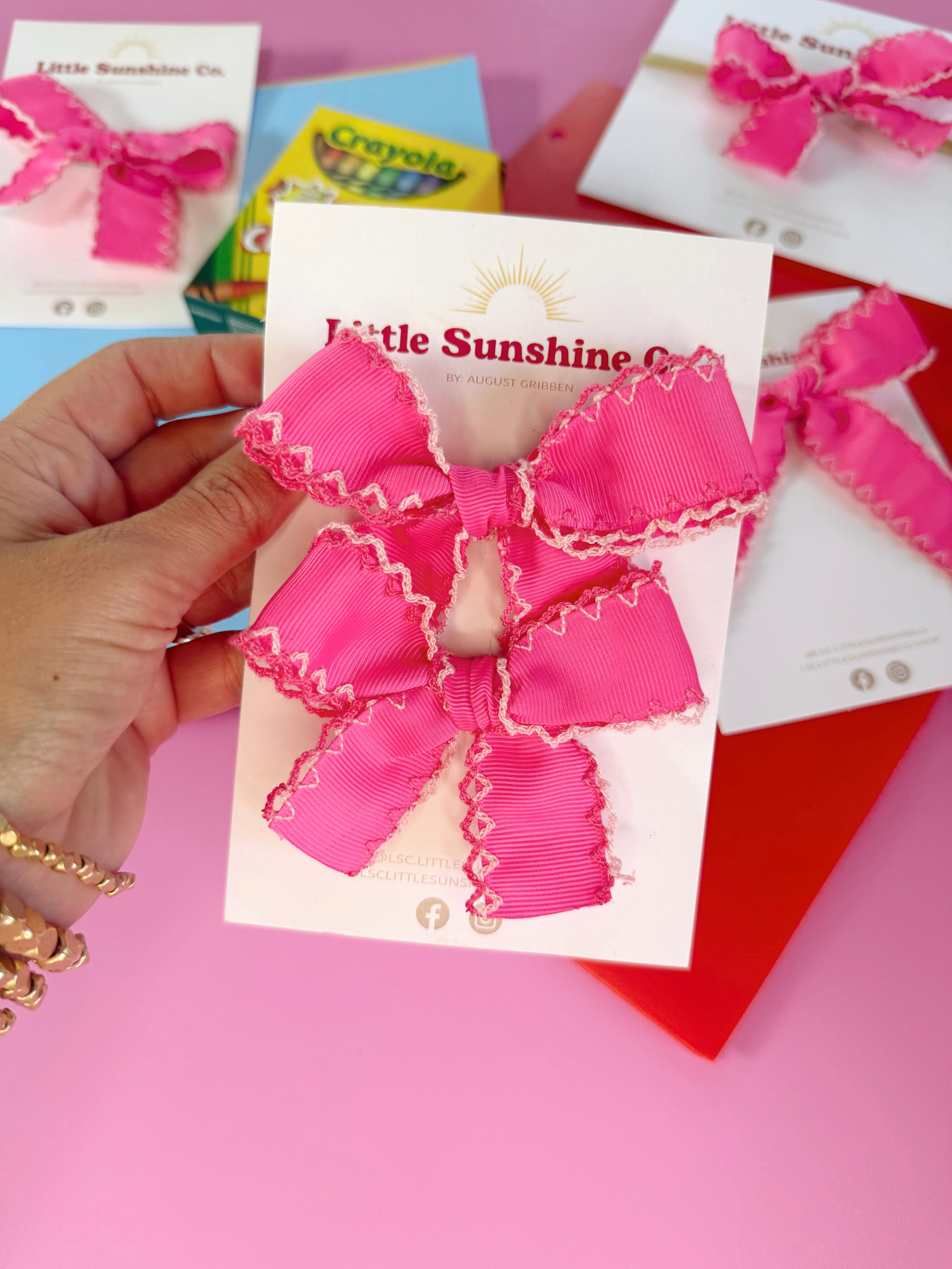 School House Sweetheart Hair Bows 🩷