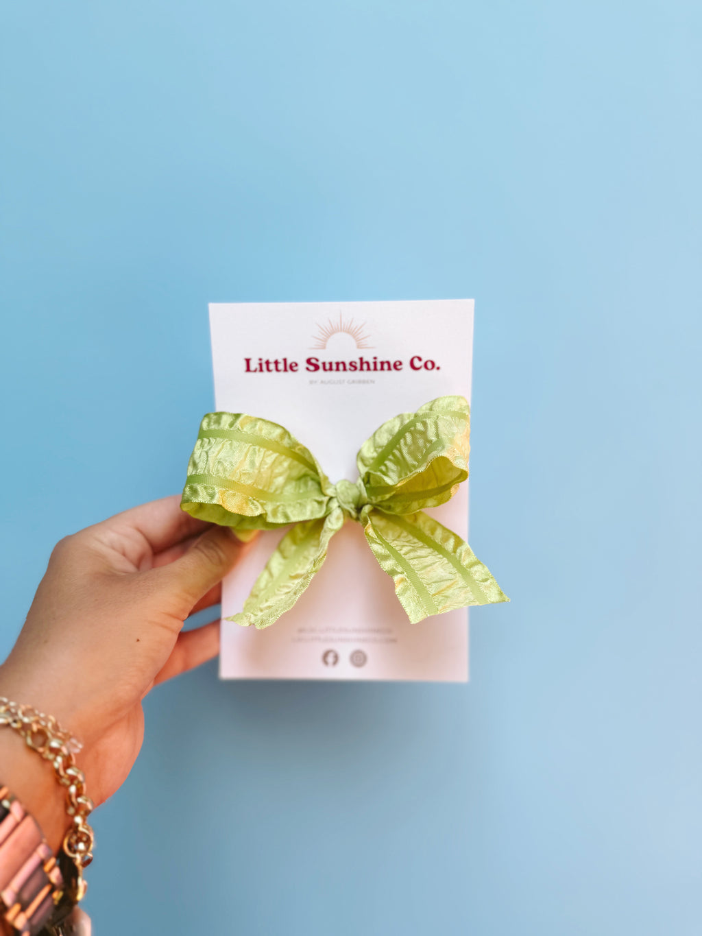 Key Lime Breeze Hair Bows 🍋‍🟩