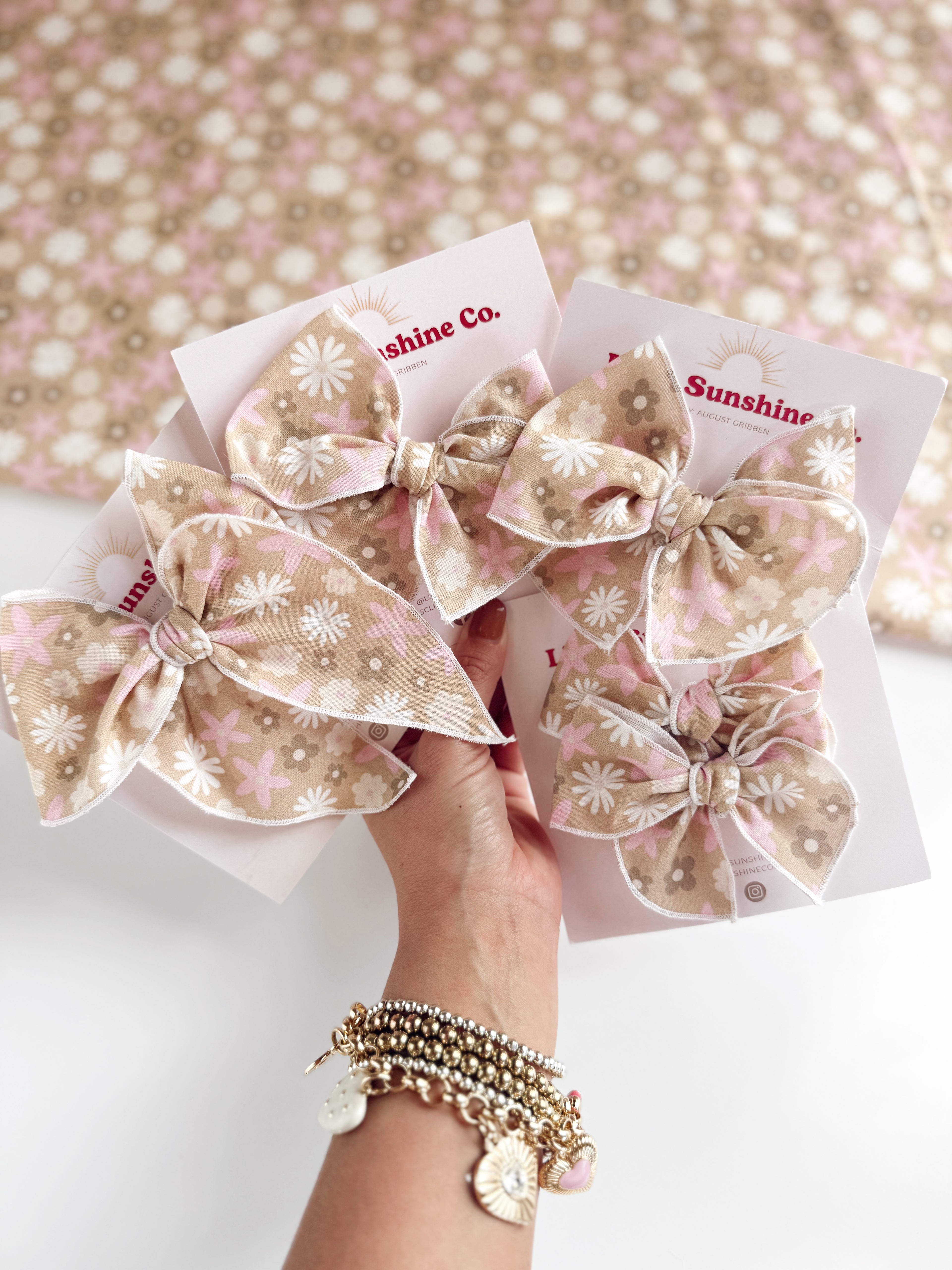 Darling Daisies Hair Bows