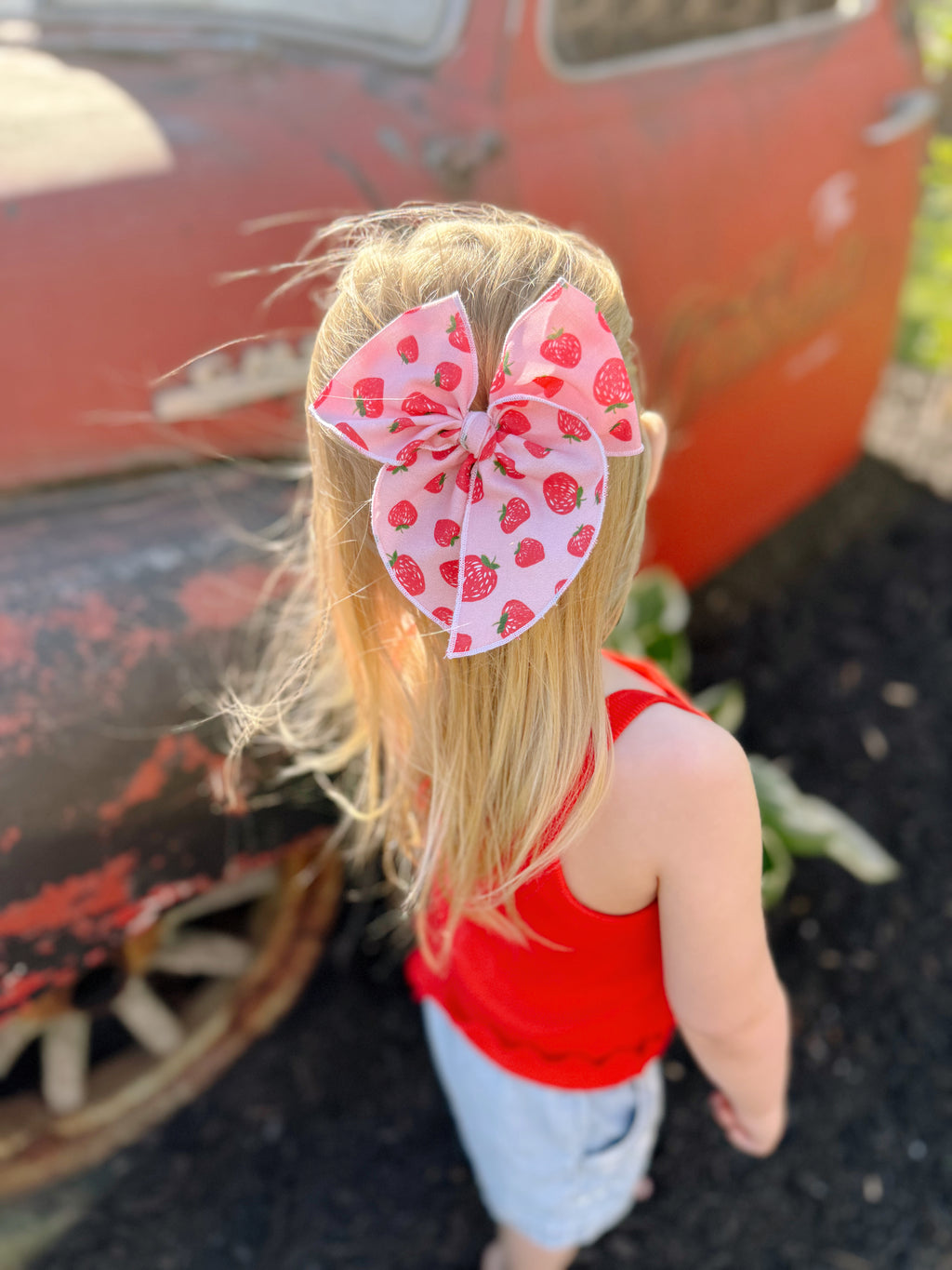 Summer Berries Hair Bows 🍓