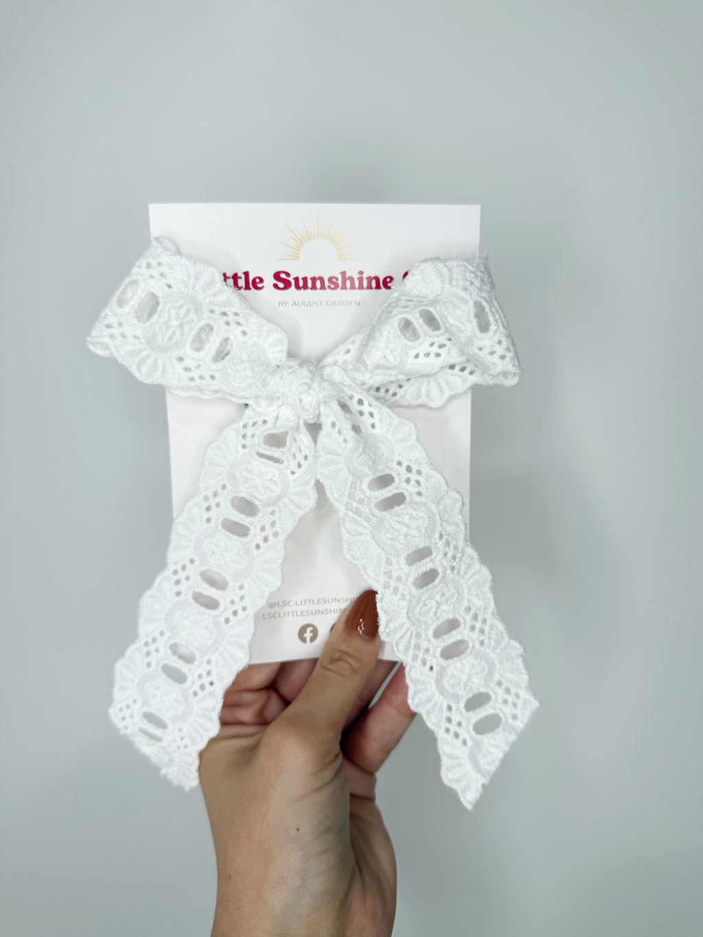 Timeless Lace - Large Clips Ribbon
