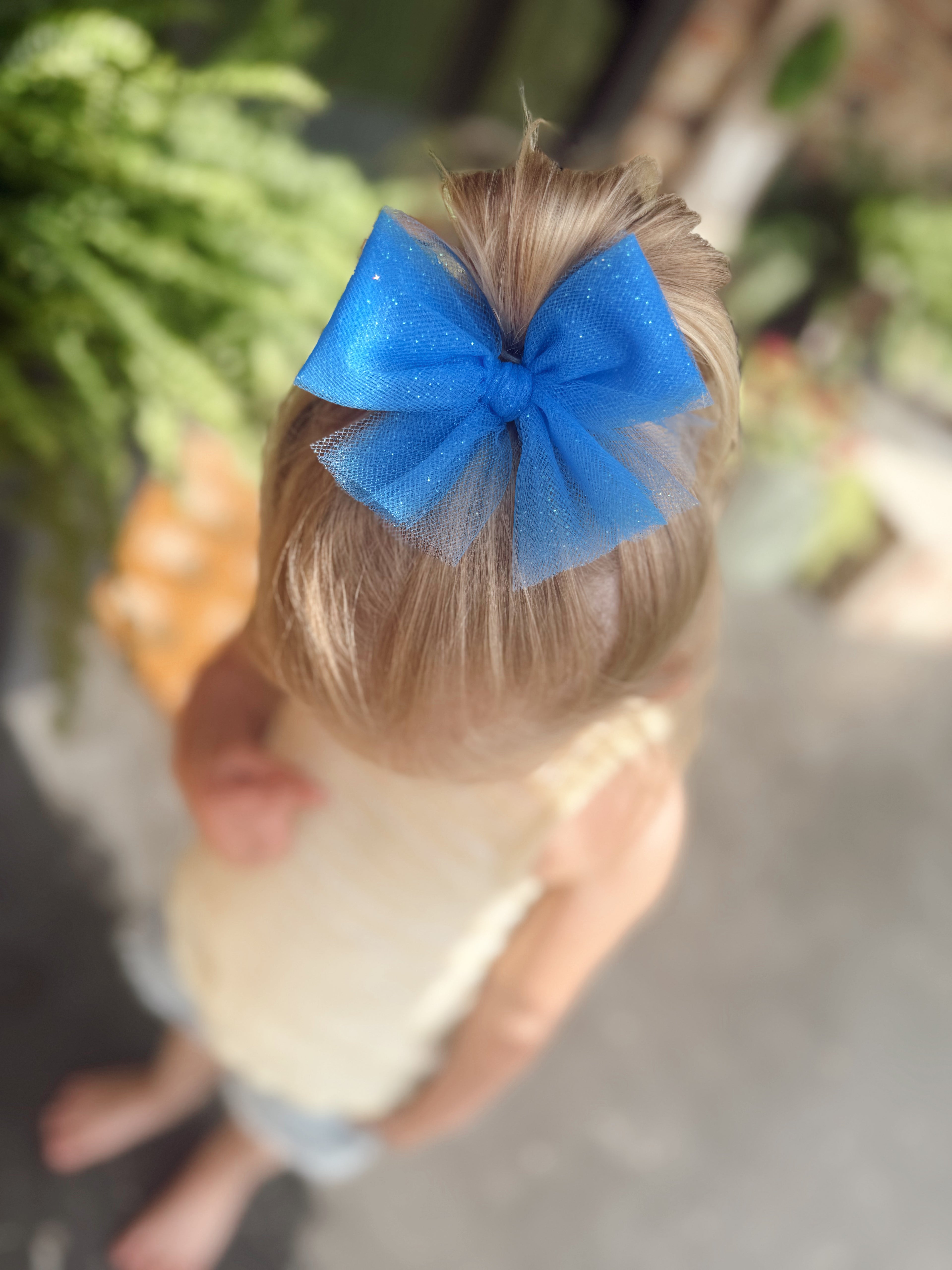 Sparkly Tulle Hair Bows