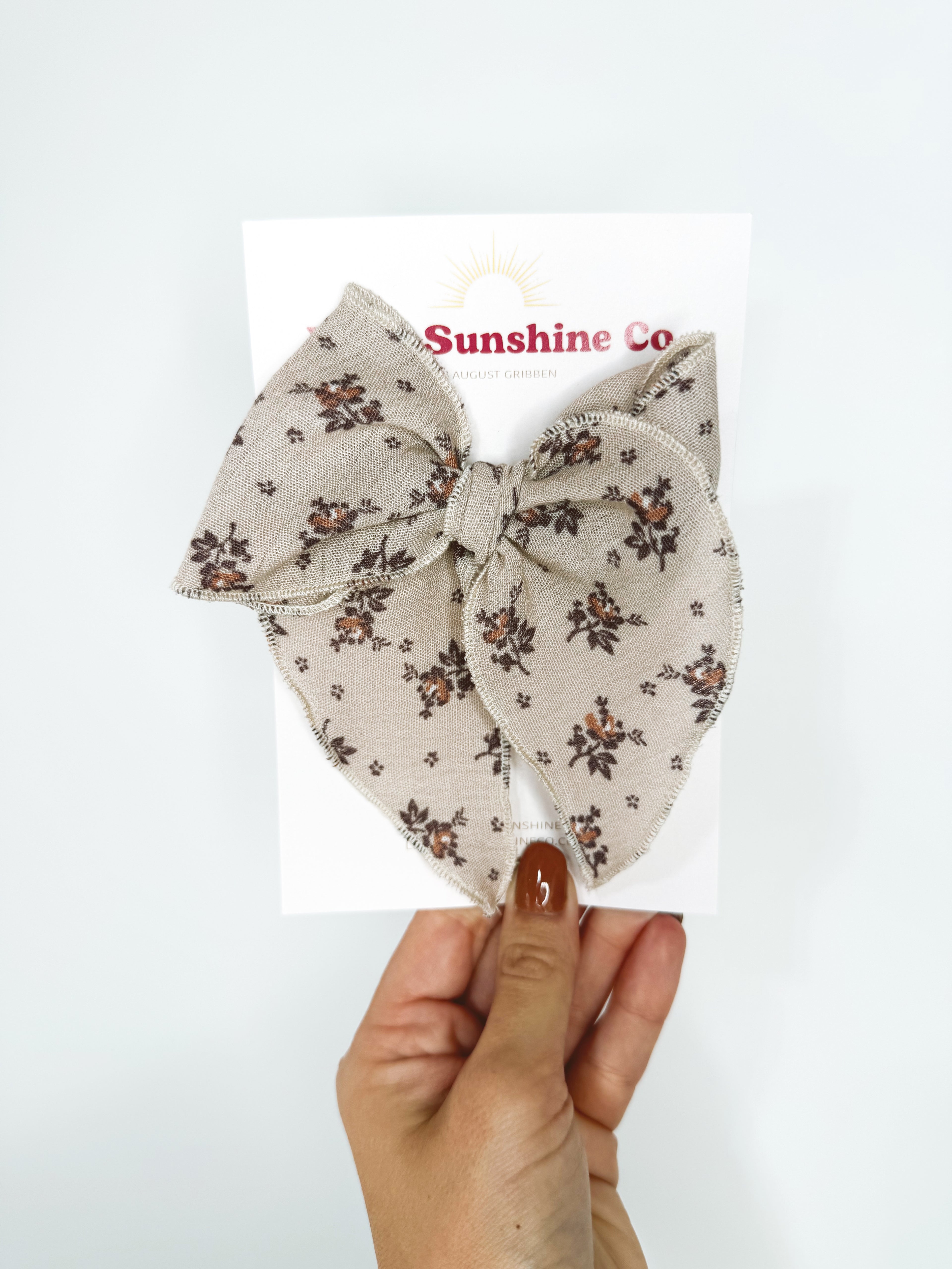 Vintage Meadow Hair Bows