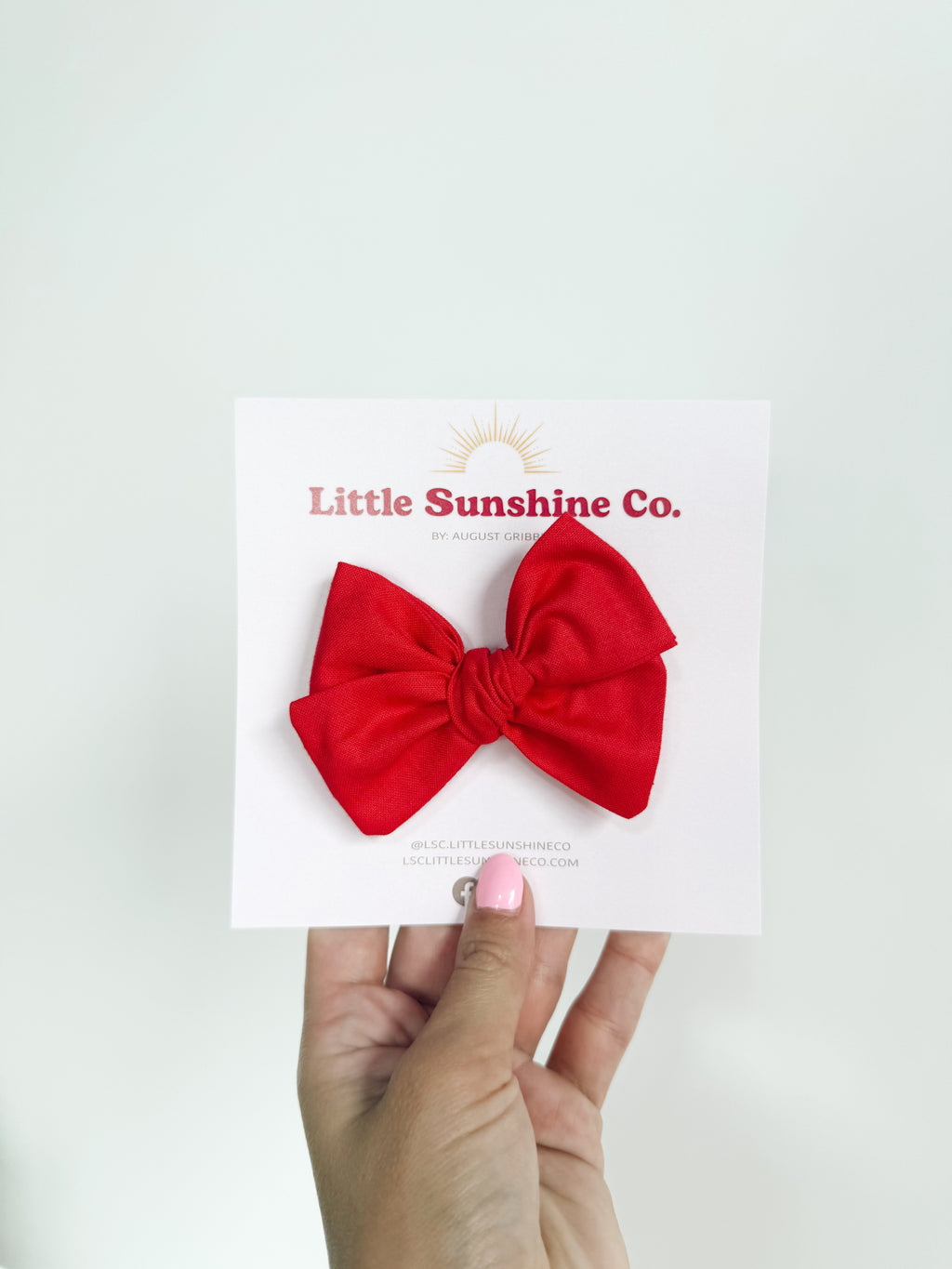Red Pinwheel Bows