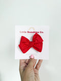 Red Pinwheel Bows