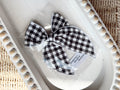 Black-and-white Gingham – large clip