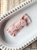 Light pink 6 to 12 month head wrap