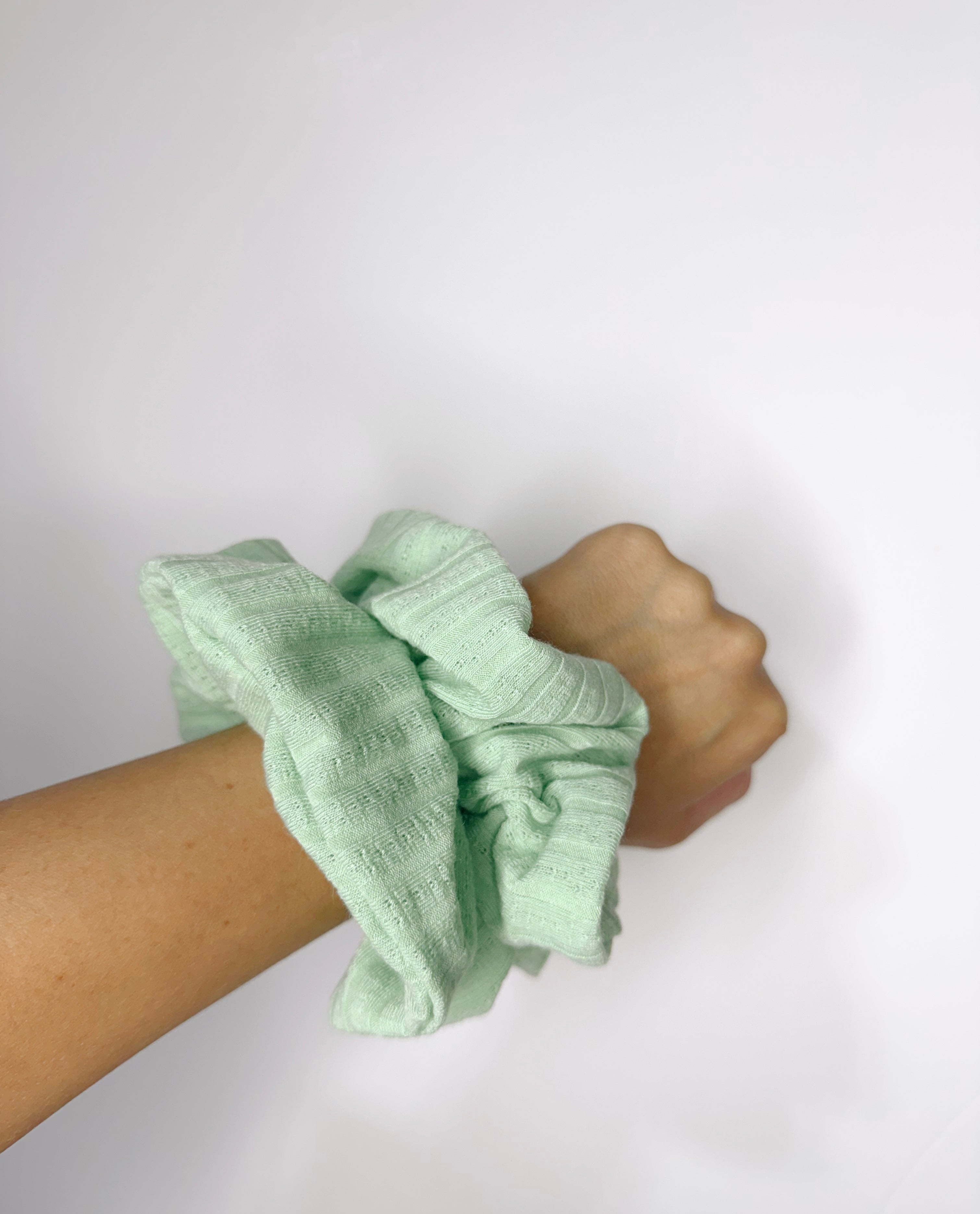 Mint Scrunchies