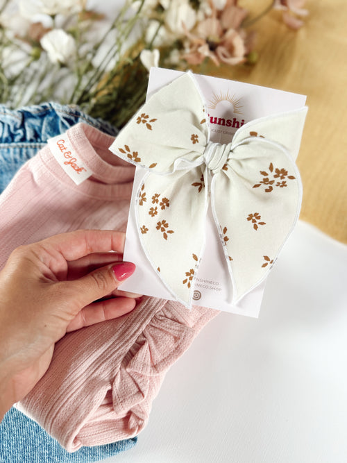 Autumn Wildflowers Hair Bows