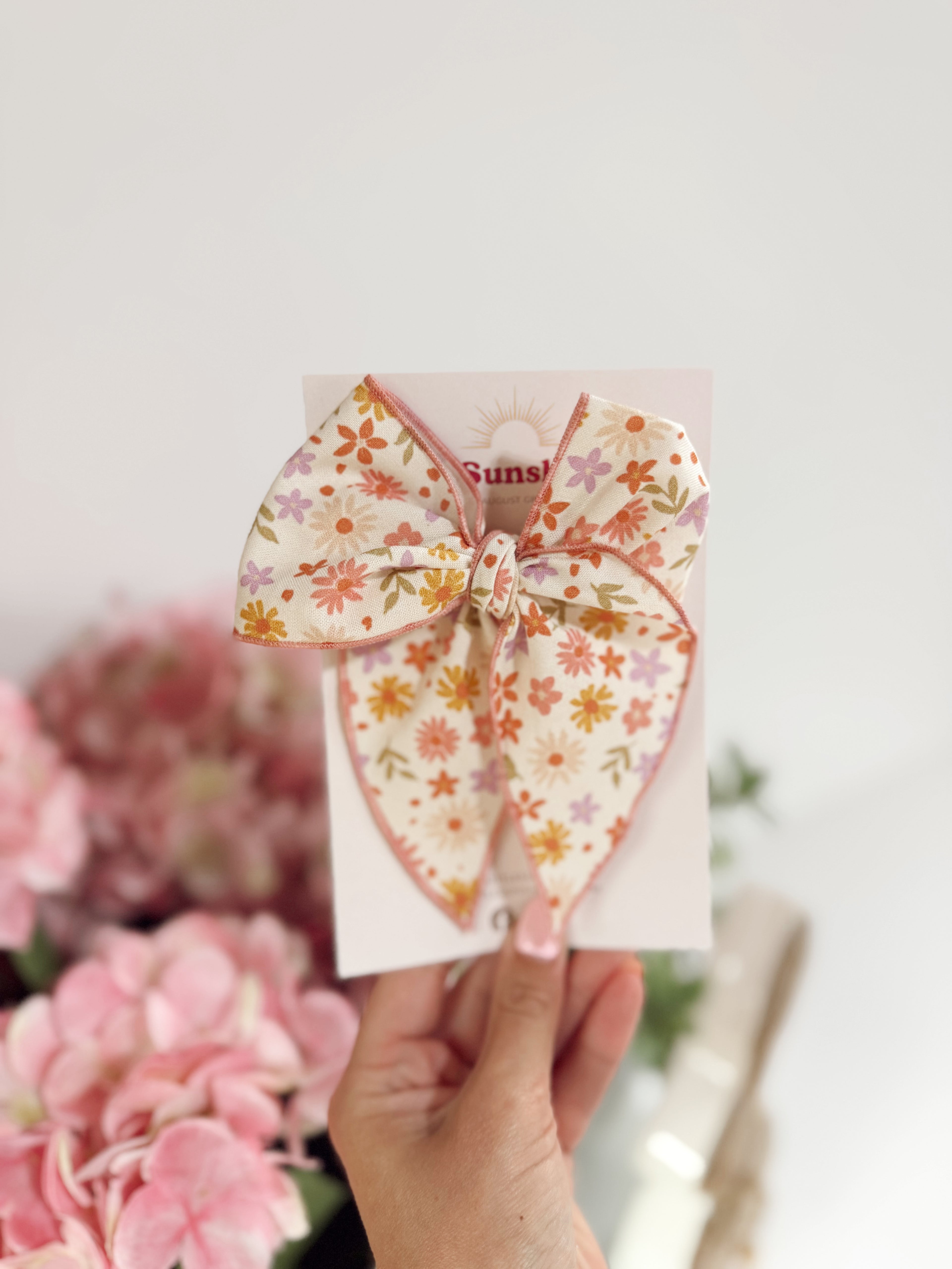 Large Clip - Spring Petal Hair Bow