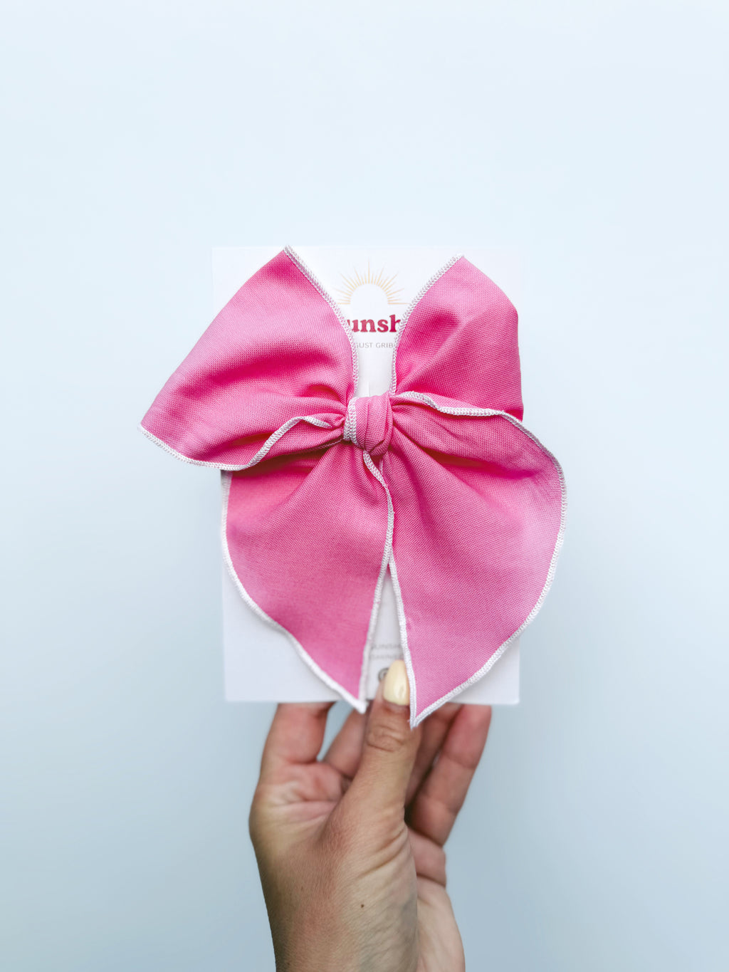 Pink Lemonade Hair Bows