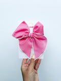 Pink Lemonade Hair Bows