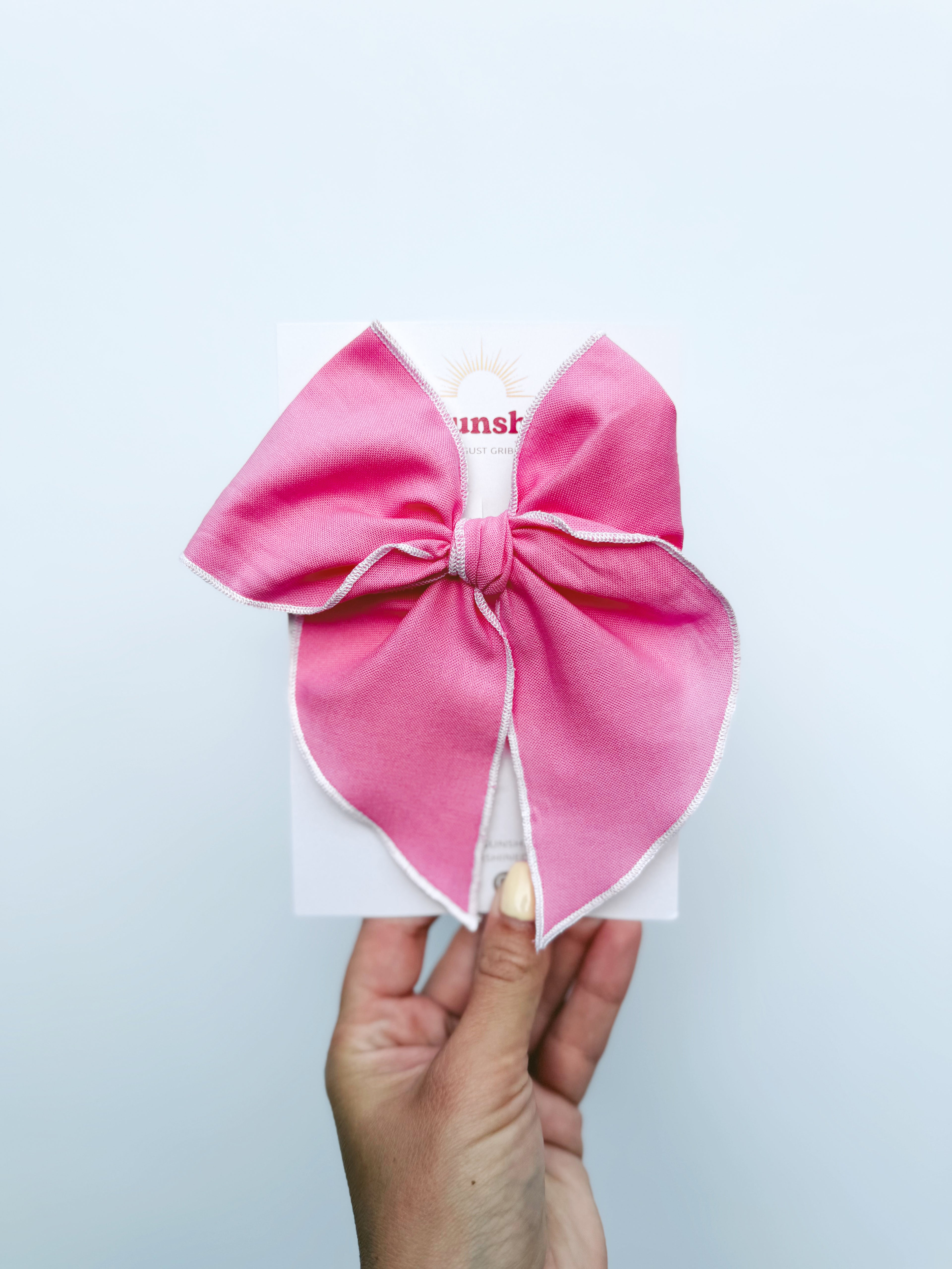 Pink Lemonade Hair Bows
