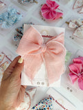 Lainey Pink Hair Bows