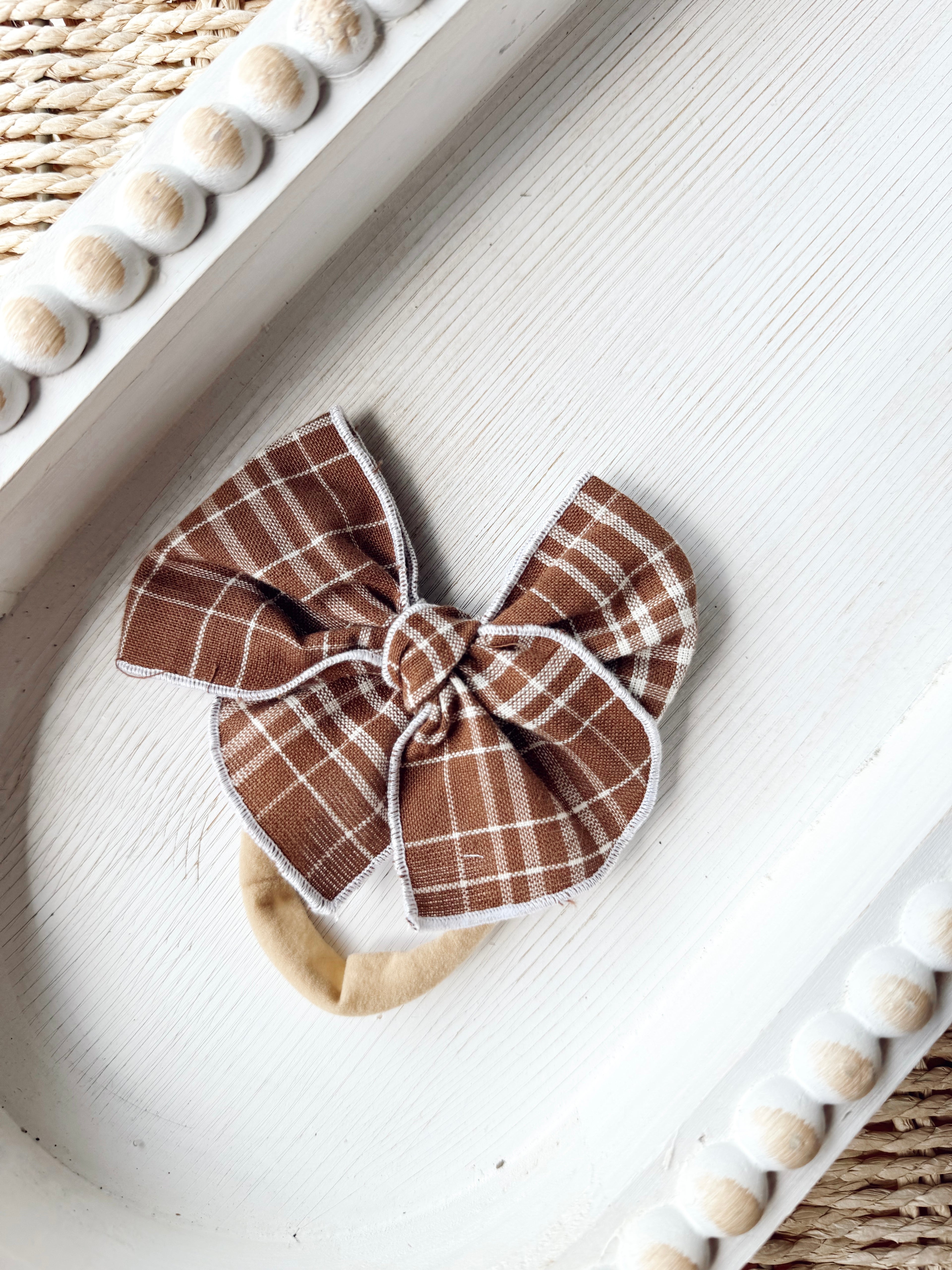 Brown - Nylon Headband