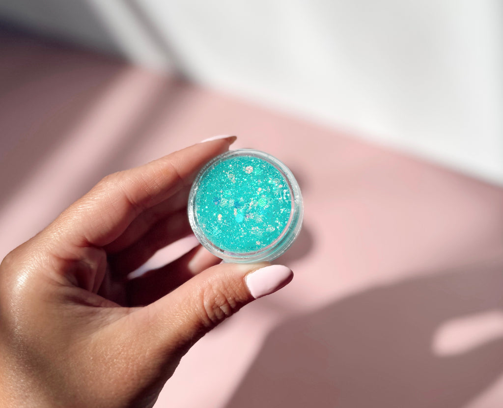 Aqua Hair Glitter