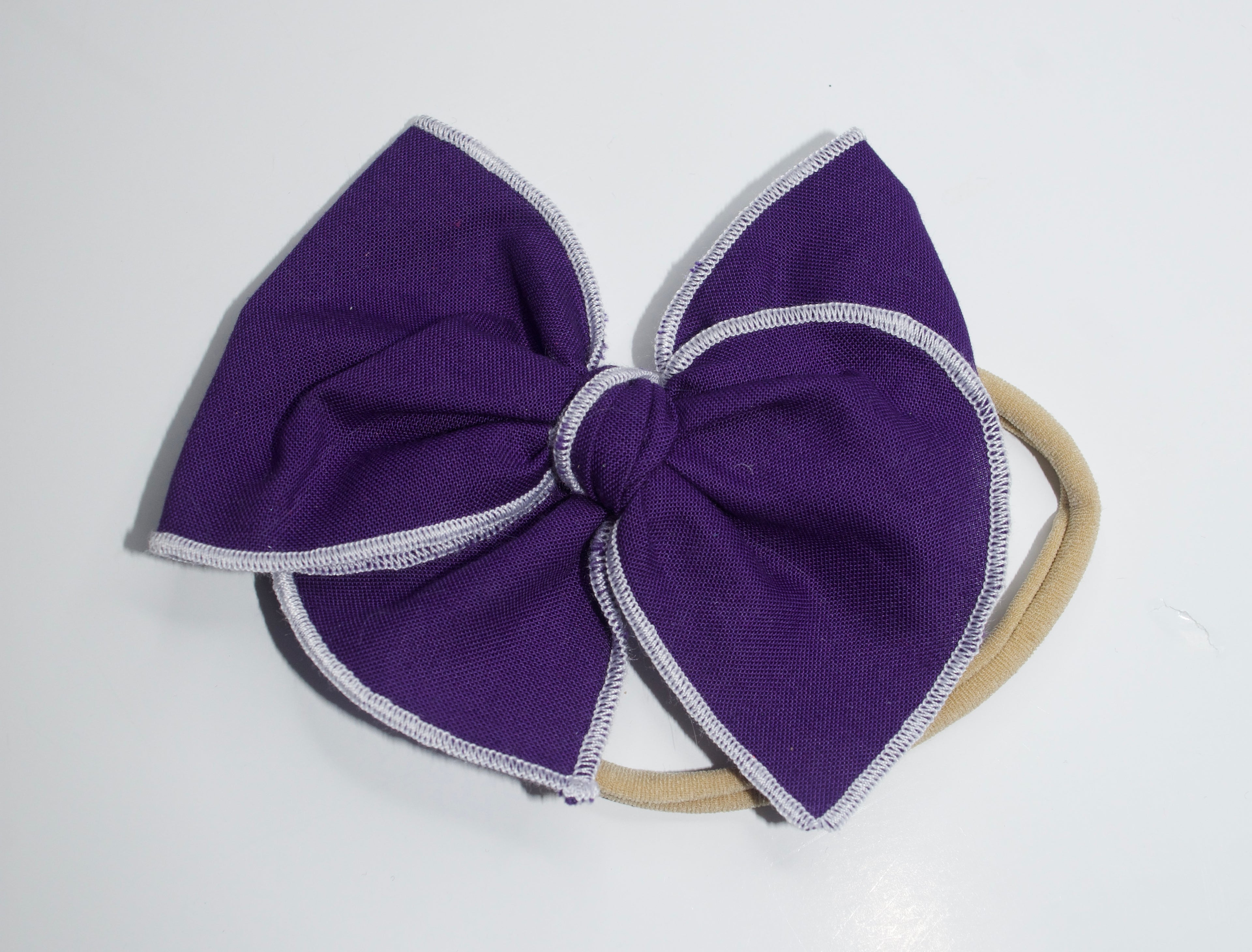 Nylon Headband- Plum
