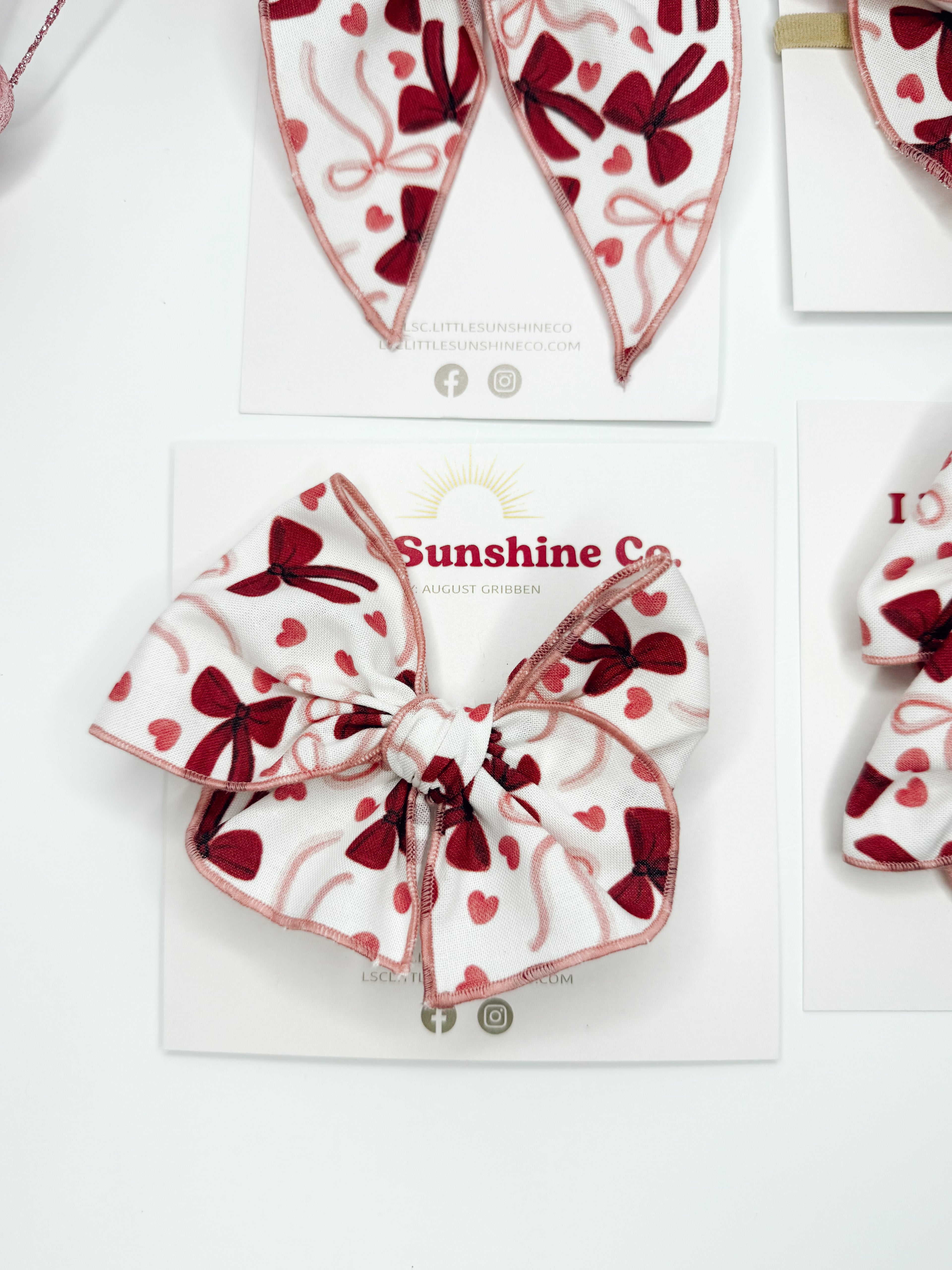 Cupid's Bow Hair Bows