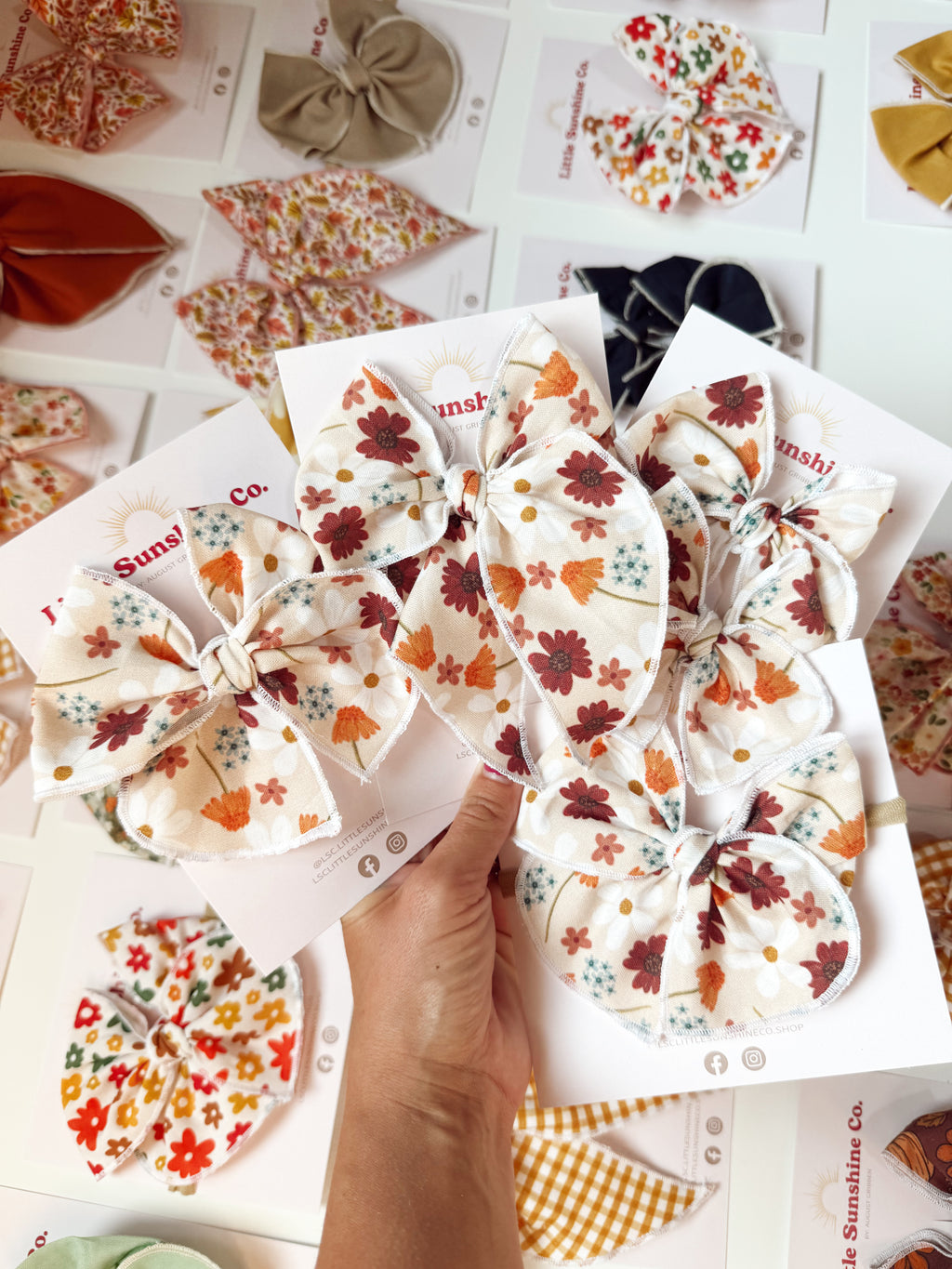 Autumn Stroll Hair Bows 🍁