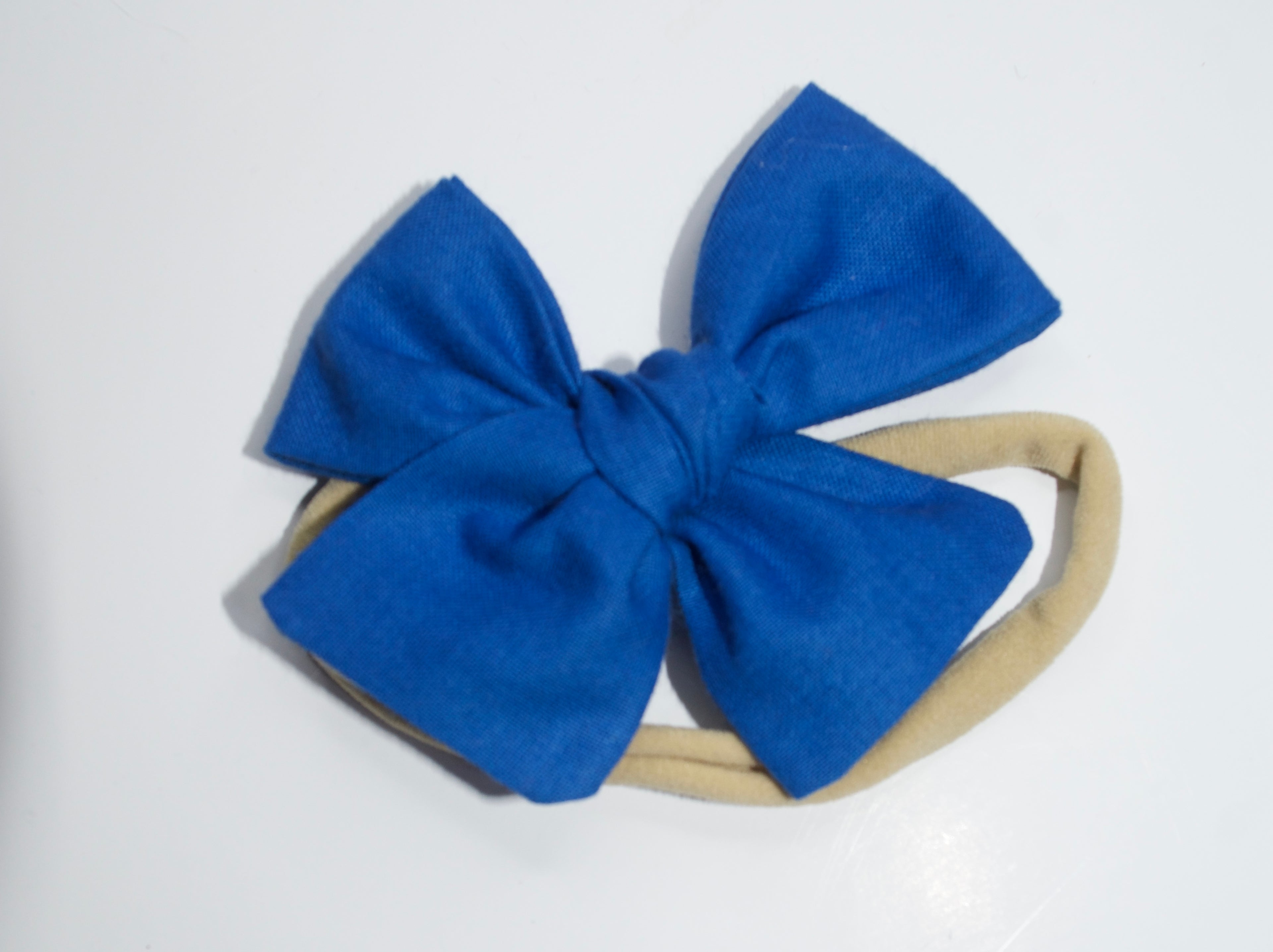 Blue Pinwheel Nylon Headband
