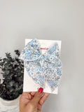 Porch Swing Blues Hair Bows